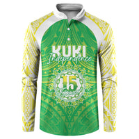 Kuki Independence 2026 Button Sweatshirt Cook Islands 15 Finest Green Version