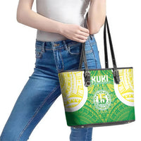 Kuki Independence 2026 Leather Tote Bag Cook Islands 15 Finest Green Version