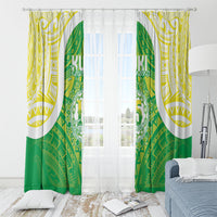 Kuki Independence 2026 Window Curtain Cook Islands 15 Finest Green Version