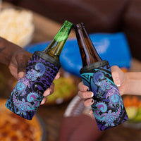 Hawaii Makahiki Turtle Can Cooler Tumbler Spiral Polynesian Tattoo