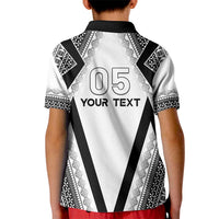 Custom Bula Fiji Football Kid Polo Shirt Go Champions - Polynesian Pride