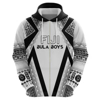 Custom Bula Fiji Football Zip Hoodie Go Champions - Polynesian Pride