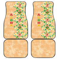 Aloha Hawaii Chilly Christmas Car Mats Tropical Vibes