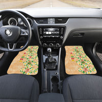 Aloha Hawaii Chilly Christmas Car Mats Tropical Vibes