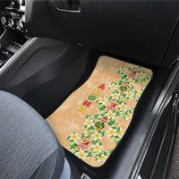 Aloha Hawaii Chilly Christmas Car Mats Tropical Vibes