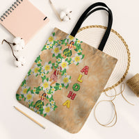 Aloha Hawaii Chilly Christmas Tote Bag Tropical Vibes