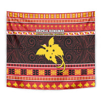 Papua New Guinea Christmas Tapestry Santa Raggiana