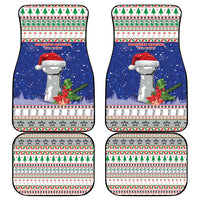 Northern Mariana Islands Christmas Car Mats Poinsettia Filis Pasgua