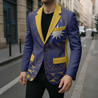 Nauru Angam Day Blazer Polynesian Tribal Pattern Unique Style - Polynesian Pride