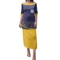 Nauru Angam Day Family Matching Puletasi and Hawaiian Shirt Polynesian Tribal Pattern Unique Style - Polynesian Pride