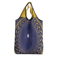 Nauru Angam Day Grocery Bag Polynesian Tribal Pattern Unique Style - Polynesian Pride