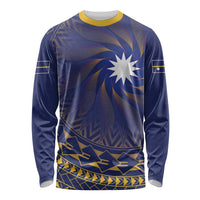 Nauru Angam Day Long Sleeve Shirt Polynesian Tribal Pattern Unique Style - Polynesian Pride