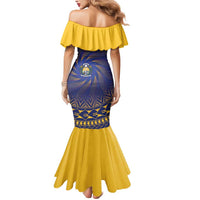 Nauru Angam Day Mermaid Dress Polynesian Tribal Pattern Unique Style - Polynesian Pride