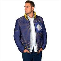 Nauru Angam Day Padded Jacket Polynesian Tribal Pattern Unique Style - Polynesian Pride
