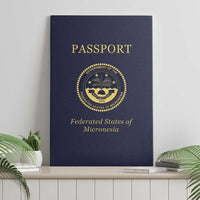 Federated States Of Micronesia Canvas Wall Art FSM Passport - Polynesian Pride