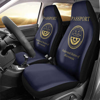 Federated States Of Micronesia Car Seat Cover FSM Passport - Polynesian Pride