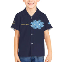 Personalised Federated States Of Micronesia Family Matching Summer Maxi Dress and Hawaiian Shirt FSM Passport - Polynesian Pride