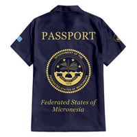 Personalised Federated States Of Micronesia Family Matching Tank Maxi Dress and Hawaiian Shirt FSM Passport - Polynesian Pride