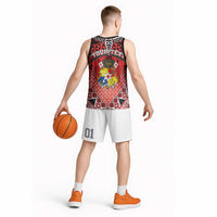Personalised Tonga Constitution Day Basketball Jersey 150 Years Jubilee - Polynesian Pride