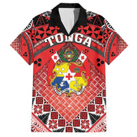 Personalised Tonga Constitution Day Family Matching Off Shoulder Maxi Dress and Hawaiian Shirt 150 Years Jubilee - Polynesian Pride