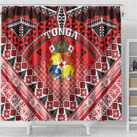 Tonga Constitution Day Shower Curtain 150 Years Jubilee - Polynesian Pride