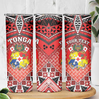 Personalised Tonga Constitution Day Skinny Tumbler 150 Years Jubilee - Polynesian Pride