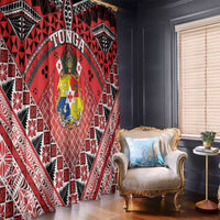 Tonga Constitution Day Window Curtain 150 Years Jubilee - Polynesian Pride