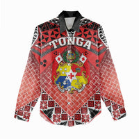 Personalised Tonga Constitution Day Women Casual Shirt 150 Years Jubilee - Polynesian Pride