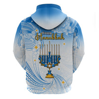 Polynesia Hanukkah Festival Hoodie With Menorah Polynesian Style LT05 - Polynesian Pride