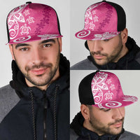 Polynesia Mesh Trucker Cap Pink Tribal Turtle Floral Pattern LT05 - Polynesian Pride