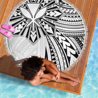 Hawaii And Philippines Beach Blanket Kanaka Maoli With Tribal Sun Together White