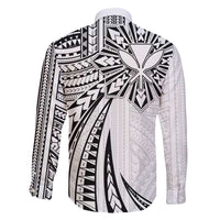 Hawaii And Philippines Family Matching Summer Maxi Dress and Hawaiian Shirt Kanaka Maoli With Tribal Sun Together White