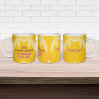 Personalised Anastasis College Ceramic Mug Tonga Ngatu Pattern - Polynesian Pride