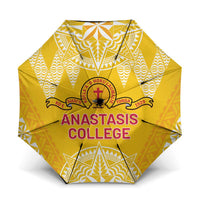 Anastasis College Umbrella Tonga Ngatu Pattern - Polynesian Pride