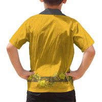 Tonga Anastasis College Family Matching Off Shoulder Maxi Dress and Hawaiian Shirt Tongan Ngatu Kupesi Pattern LT05 - Polynesian Pride