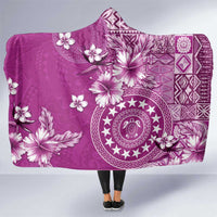 Cook Islands Hooded Blanket Fandango Hibiscus And Stars