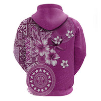 Cook Islands Hoodie Fandango Hibiscus And Stars