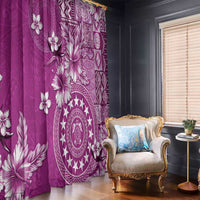 Cook Islands Window Curtain Fandango Hibiscus And Stars