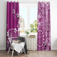 Cook Islands Window Curtain Fandango Hibiscus And Stars