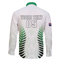 Custom New Zealand Fern Football Family Matching Puletasi and Hawaiian Shirt Simple Style