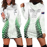 Custom New Zealand Fern Football Hoodie Dress Simple Style LT05 - Polynesian Pride