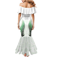 Custom New Zealand Fern Football Mermaid Dress Simple Style LT05 - Polynesian Pride