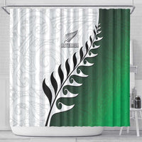 New Zealand Football Shower Curtain Go Aotearoa