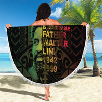 Happy Vanuatu Father Lini Day Beach Blanket