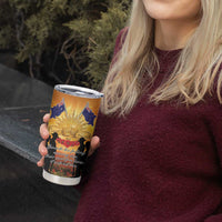 ANZAC Day Tumbler Cup Remembrance Tribute Soldiers And Poppy Field