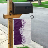 Hawaii Hibiscus Flowers Garden Flag Purple Polynesian Pattern