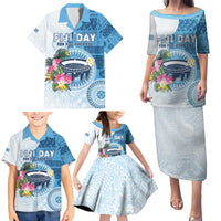 Fiji Day Family Matching Puletasi and Hawaiian Shirt Proud To Be Fijian LT05 - Polynesian Pride