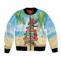 Hawaii Christmas Bomber Jacket Have A Very Beachy Christmas