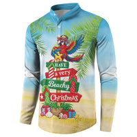 Hawaii Christmas Button Sweatshirt Have A Very Beachy Christmas