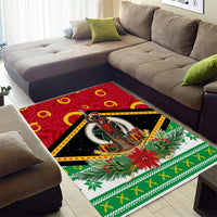Vanuatu Christmas Area Rug Santa God Yumi LT05 - Polynesian Pride